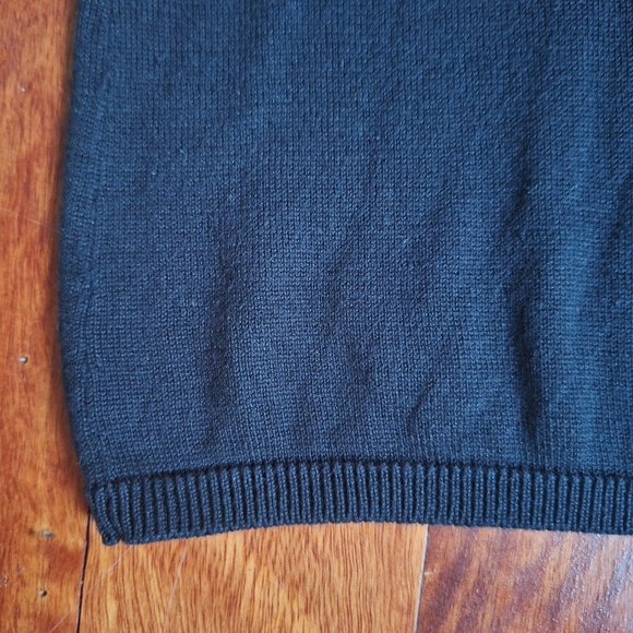 Womens SMALL, Draper&Damen's, CLASSIC black, Short Sleeve Sweater, Silk&Cotton - Picture 3 of 6